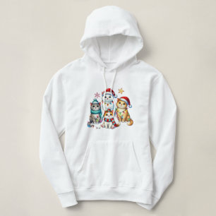 Christmas Cats Hoodie