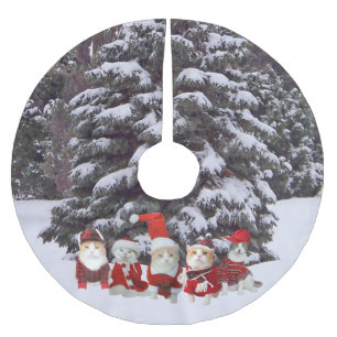 Christmas Cats/Kitties Tree Skirt