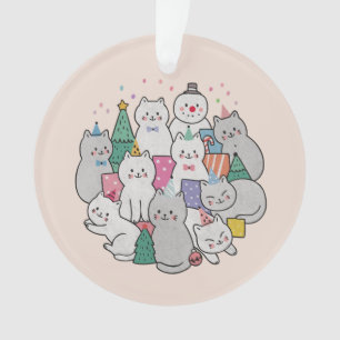 Christmas Cats Ornament