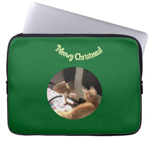 Christmas , Cats Photo , Laptop Sleeve