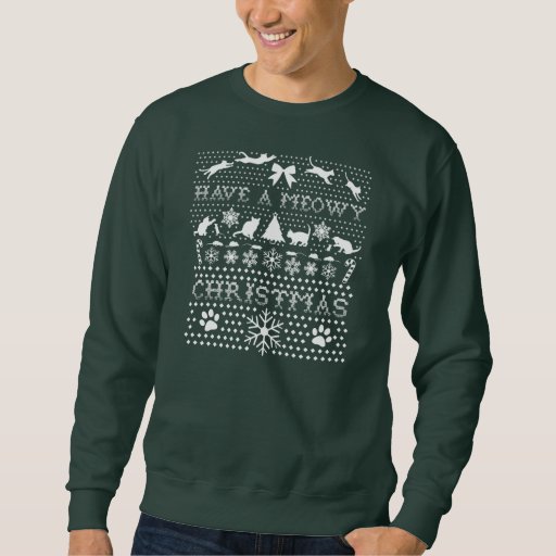 Christmas Cats Sweatshirt - 33.60 Christmas Cats Sweatshirt