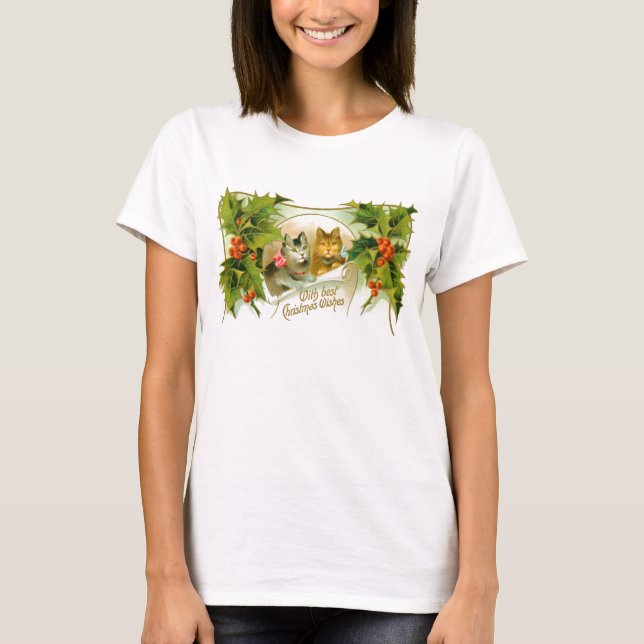 Christmas cats T-Shirt (Front)
