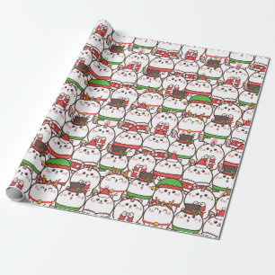 Christmas Cats Wrapping Paper