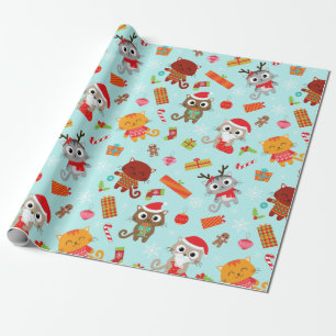 Christmas Cats Wrapping Paper