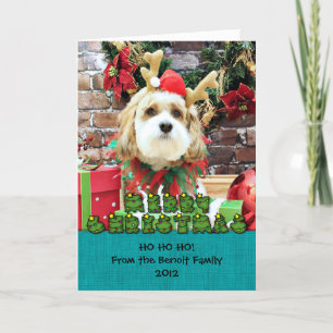 Christmas - Cavachon - Max Holiday Card