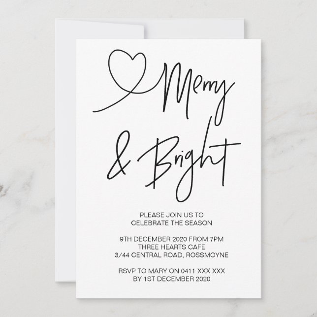 Christmas Celebration Invitation Christmas Party (Front)