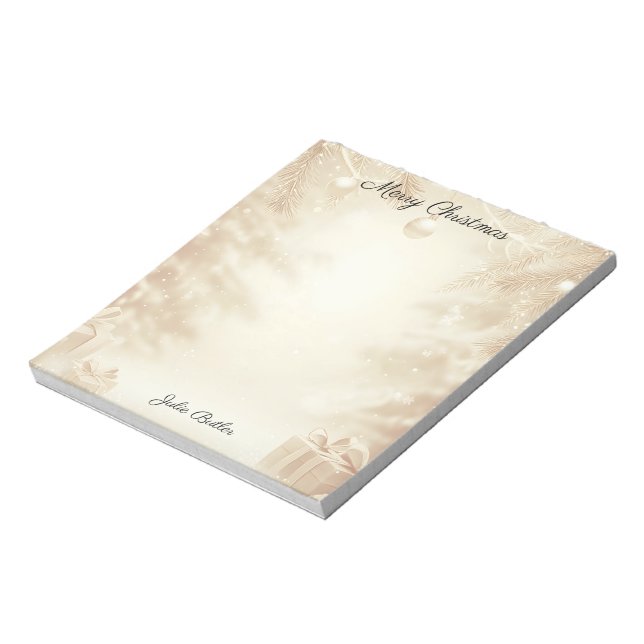 Christmas Celebration  Notepad (Rotated)