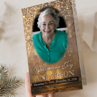 Christmas Celebration of Life Holiday Program Flyer