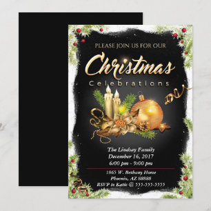 Christmas Celebration Party Invitation