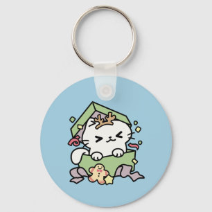 Christmas Celebration with Purr-ty Time Cat Key Ring