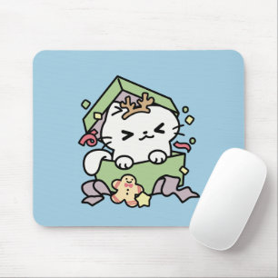 Christmas Celebration with Purr-ty Time Cat Mouse Mat