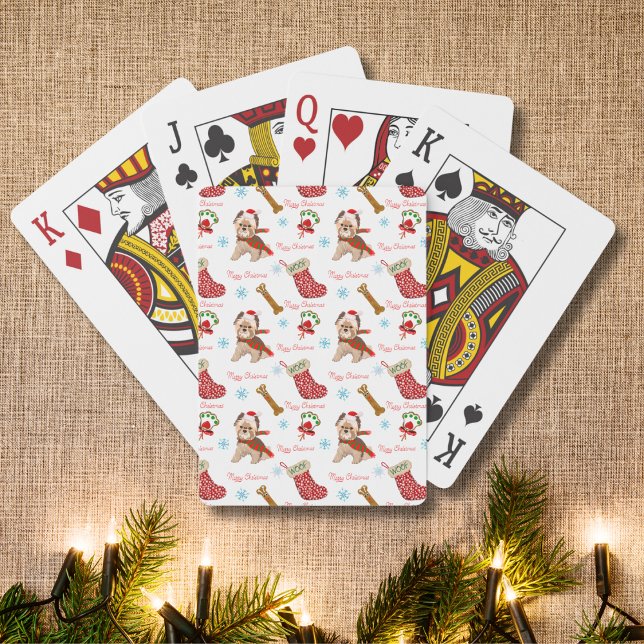 Christmas Celebration with Yorkie  Playing Cards (Creator Uploaded)