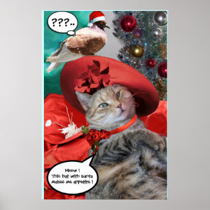 CHRISTMAS CELEBRATIONS OF PRINCESS TATUS CAT POSTER