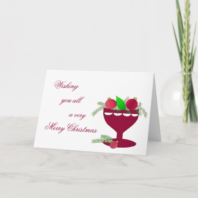 Christmas Centerpiece Holiday Card (Front)