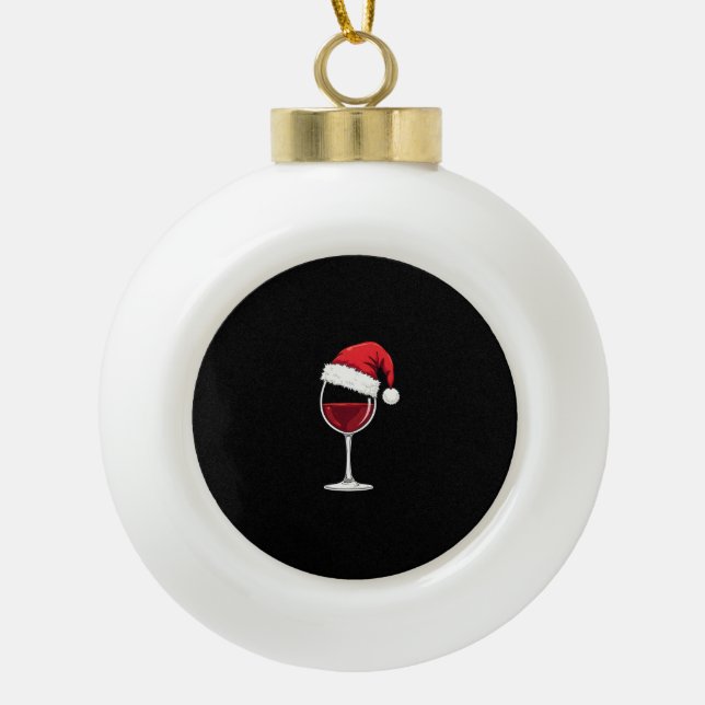 Christmas  ceramic ball christmas ornament (Front)