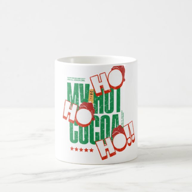 Christmas Ceramic Mug, Holiday Cup for Hot Drinks (Center)