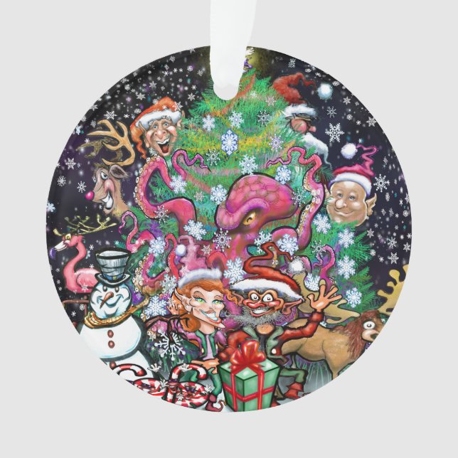 Christmas Ceramic Ornament (Front)