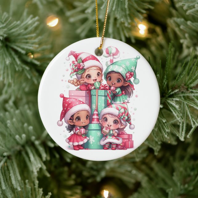 Christmas Ceramic Ornament (Tree)