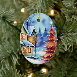 Christmas Ceramic Ornament