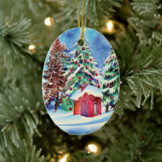 Christmas Ceramic Ornament