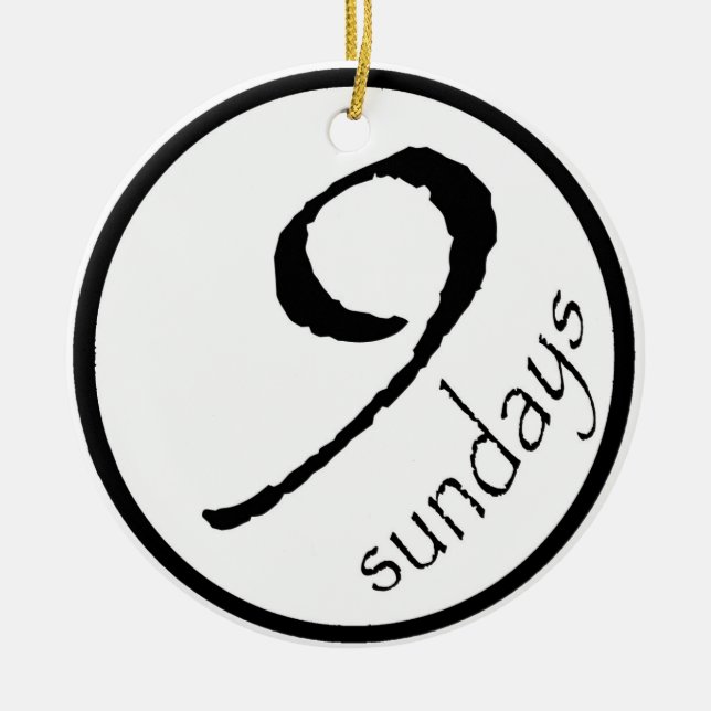 Christmas Ceramic Tree Decoration (Front)