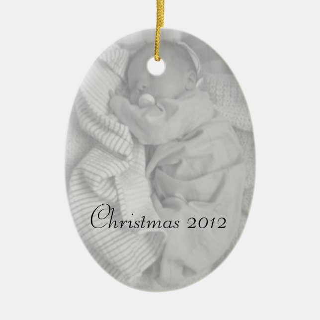 christmas ceramic tree decoration (Front)