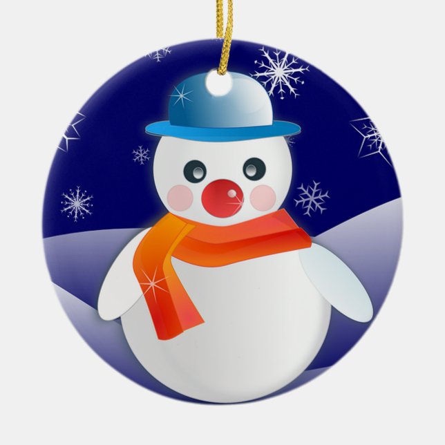 Christmas Ceramic Tree Decoration (Front)