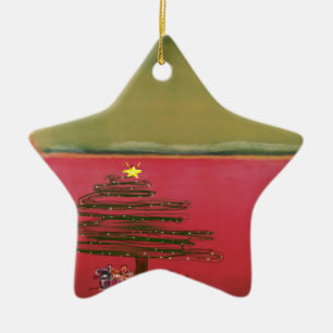 Christmas Ceramic Tree Decoration