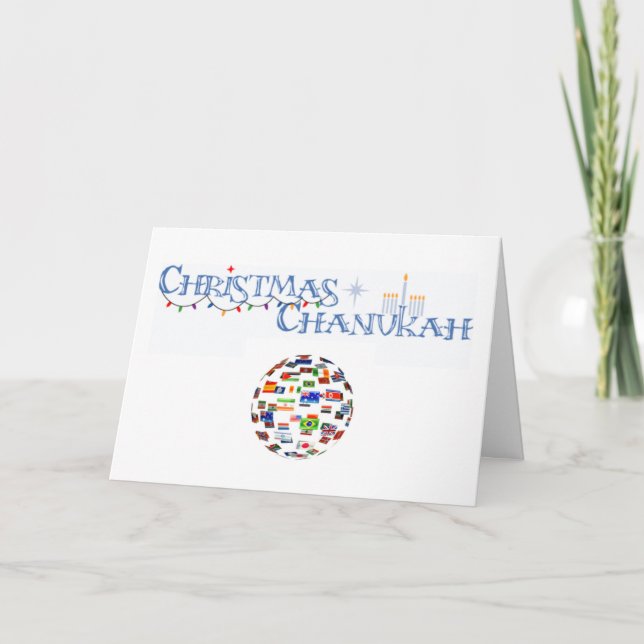 Christmas Chanukah greeting card (Front)