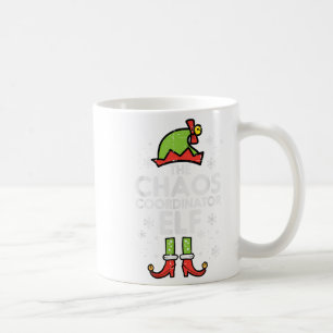 Christmas Chaos Coordinator Elf Xmas Family Match  Coffee Mug