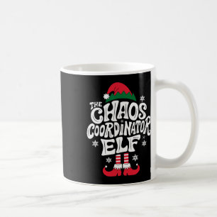 Christmas Chaos Coordinator Elf Xmas Pajama Gift M Coffee Mug