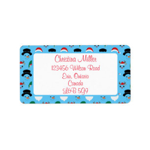 Christmas Characters Address Label