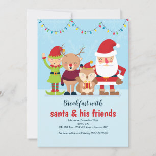 Christmas Characters Invitation