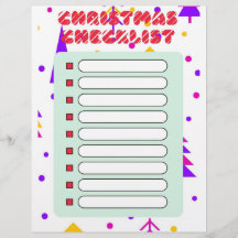 Christmas Checklist