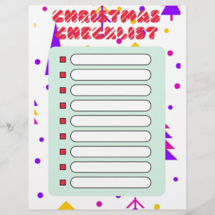 Christmas  Checklist Flyer