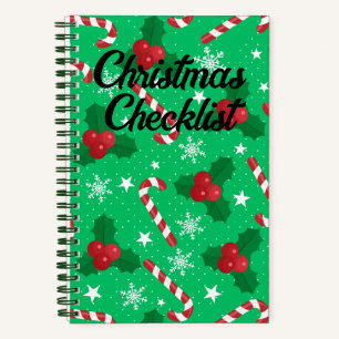 Christmas Checklist Notebook
