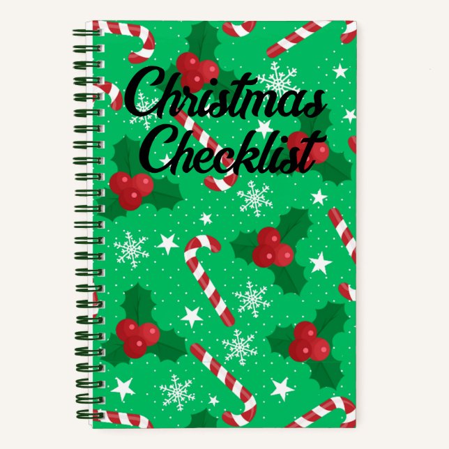 Christmas Checklist Notebook (Front)