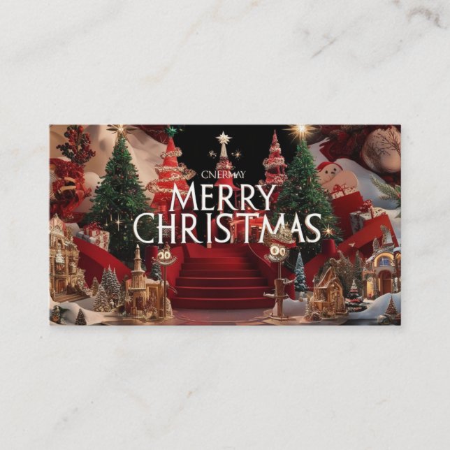 Christmas Cheer  Business Card (Front)