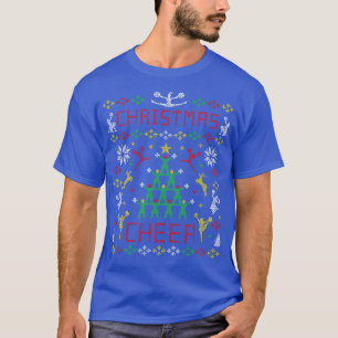 Christmas Cheer Cheering Cheerleader Ugly Christma T-Shirt
