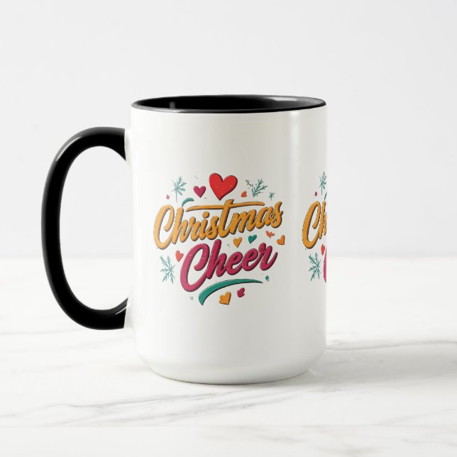 Christmas Cheer Combo Mug 15 oz (Left)