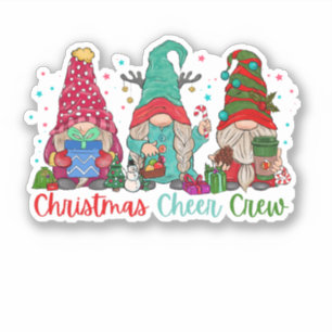 Christmas Cheer Crew gnomes snow family 