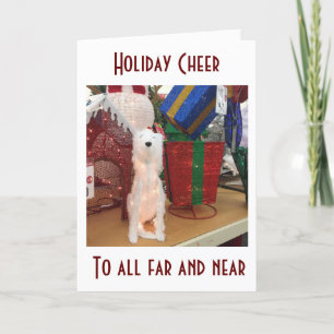 CHRISTMAS CHEER=FRIENDS AND FAMILY (DECOR) HOLIDAY CARD