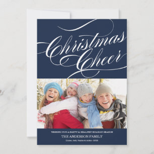 CHRISTMAS CHEER   HOLIDAY PHOTO CARD
