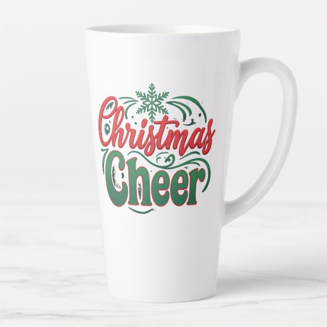 Christmas Cheer Large Latte Mug - 17oz (Right)