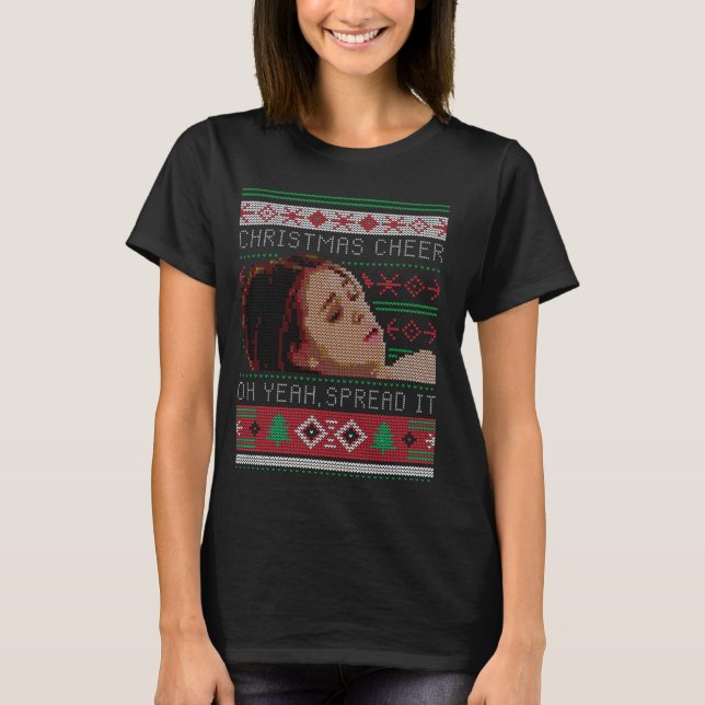 Christmas Cheer Oh Yeah, Spread It Christmas Sweat T-Shirt (Front)