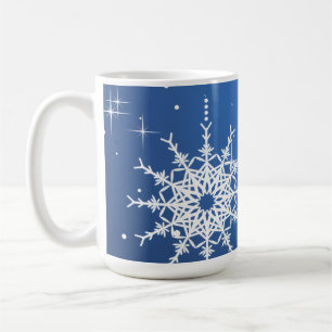 Christmas Cheer Ornaments Snowflake Add Name Coffee Mug