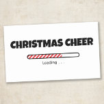 Christmas Cheer - Progress Bar - Loading Rectangular Sticker<br><div class="desc">Sometimes it takes time to get into the festive spirit. Christmas Cheer loading is a familiar progress bar to let everyone know that you're working on it!</div>