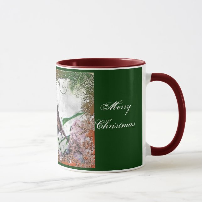 Christmas Cheer Robin Mug (Right)