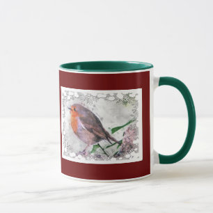 Christmas Cheer Robin Redbreast Mug