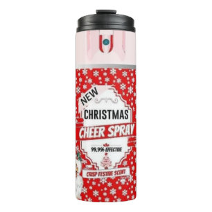 Christmas Cheer Spray Thermal Tumbler